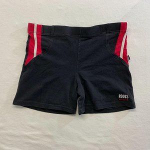 Roots Active Women's Athletics Black Workout Short